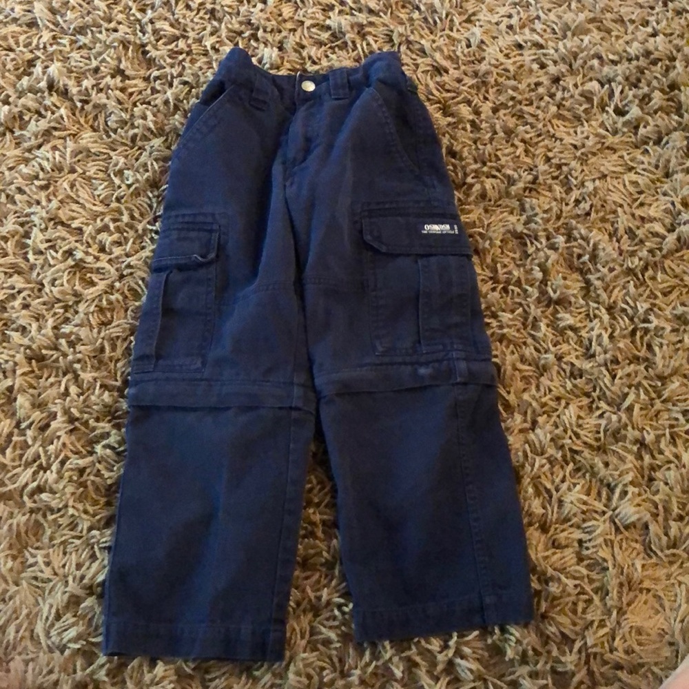 Oshkosh Navy Convertible Cargo Pants